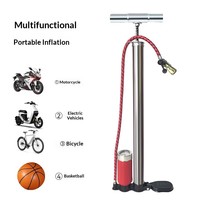 Gonfleur de pneus électrique portable en métal, pompe à air à gonflage rapide, certifié ROHS pour voiture, moto, vélo