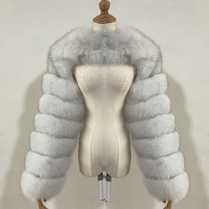 2025 fábrica Otoño Invierno nuevo diseño piel esponjosa moda cuello redondo Faux chal chaqueta abrigo <span class=keywords><strong>para</strong></span> mujer - Product Image 1