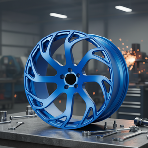 Cerchio in Lega di Alluminio Forgiato Monoblocco Personalizzato <span class=keywords><strong>SS18</strong></span> 19 20 Pollici Hyper Black Deep Dish 5x114.3 per Modifica Auto A4L Q5 Q7 - Product Image 4