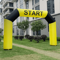 Arco Inflable Ecológico para Eventos Deportivos, Decoración Publicitaria para Carreras al Aire Libre, Arco de Salida y Meta