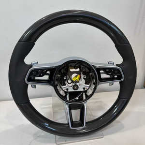 Volant en fibre de carbone pour <span class=keywords><strong>Porsche</strong></span> 911 996 Cayenne 958 718 Boxster 918 Cayman Macans Panamera Taycan <span class=keywords><strong>GT3</strong></span> <span class=keywords><strong>RS</strong></span> 970 GT2RS - Product Image 6