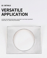 Feuille insonorisante en caoutchouc butyle, coussin anti-condensation, coussin insonorisant pour évier de cuisine