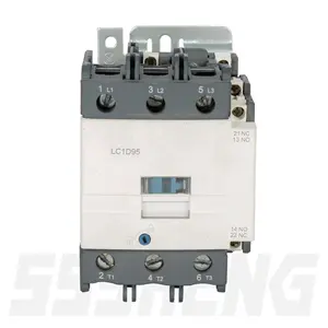 Schneider LC1D elevator AC magnetic contactor LC1D95 3P 95A Magnetic starter mechanical interlocking manufacturer