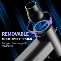 Souffleur d'air comprimé portable, mini ventilateur turbo puissant sans fil pour le nettoyage de voiture, PC et maison