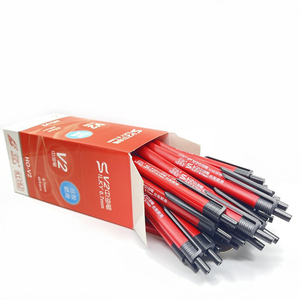 Lot de stylos gel rétractables en plastique, encre bleue/rouge, pointe 0,7 mm, logo personnalisé pour une écriture fluide - Product Image 2
