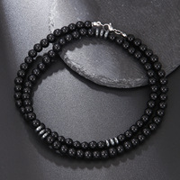 Nouveau design Collier turquoise pour homme, style surf bohème, perles uniques européennes et américaines