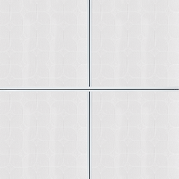 Panneaux de plafond en gypse laminé PVC 2x2, 7 mm d'épaisseur, 600x600 mm, imperméables et ignifuges pour bâtiments commerciaux