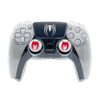 Coque transparente blanche pour manette PS5, étui transparent en cristal pour manette PS5 ou coque PC pour manette PS5