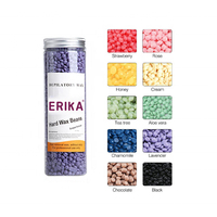 Cire dure à l'aloe vera en sachet PET 400g, perles de cire pour hommes et femmes, épilation pour salon de beauté et SPA
