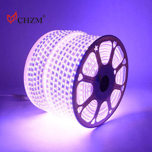 Bouton manuel interchangeable fil de cuivre pur <span class=keywords><strong>RGB</strong></span> 100M AC 220V 5050 SMD Led Strip Light barre lumineuse d'ambiance étanche - Product Image 3