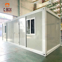 Cbox 3x7x2.8m une toilette et deux chambres dortoir vivant conteneur préfabriqué modulaire détachable conteneur maison