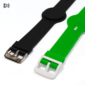 Biểu tượng tùy chỉnh/Màu sắc/mã QR <span class=keywords><strong>Mifare</strong></span> cổ điển <span class=keywords><strong>1K</strong></span> <span class=keywords><strong>RFID</strong></span> Vòng đeo tay kiểm soát truy cập Silicone dây đeo cổ tay - Product Image 5