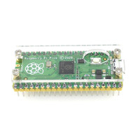 Caja acrílica transparente para Raspberry Pi Pico, carcasa protectora con soporte fijo para placa de desarrollo