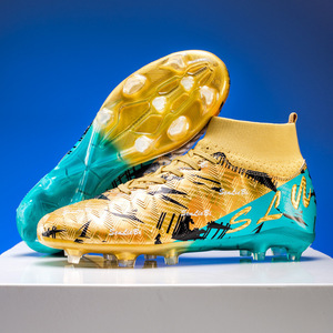 Zapatos de Fútbol de Caña Alta para Adolescentes y Niños, Calzado Deportivo Escolar para Entrenamiento, Transpirables y a la Moda - Product Image 3