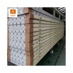 Color Steel Metal Polyurethane Foam Sandwich Panels Product Insulated Panels For Cold Room Cold Room Panels Supplier
