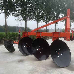 Charrue à disques 1LY(T)-325 à 3 rangs, cultivateur agricole vert, haute productivité, monté sur tracteur - Product Image 2