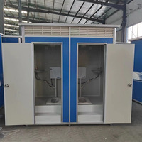 Cabine de douche et toilettes portables modernes en conteneur, installation facile pour usage en parc, toilettes mobiles préfabriquées pour extérieur – Offre Spéciale