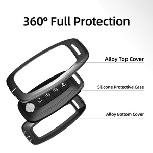 ปลอกหุ้มกุญแจสำหรับ <span class=keywords><strong>Nissan</strong></span>-FOB เคสกุญแจรีโมทอัจฉริยะสำหรับ<span class=keywords><strong>2023</strong></span> 2024 Pathfinder Rogue Versa เตะ2025 SENTRA Patrol Armada - Product Image 2