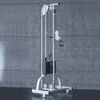 PINJIAN Appareil de musculation multifonctionnel commercial, équipement de musculation de salle de sport, machine à poulie simple, machine à croisement de câbles