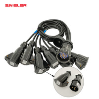 Prise d'alimentation 3 pôles, distributeur d'alimentation extérieur, prise de remplacement, prise étanche, broche en cuivre nu, connecteur d'alimentation IEC CEE 16A, 3 broches