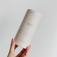 Tube cylindrique en papier écologique personnalisé pour l'emballage de parfums, d'huiles essentielles, de bougies, de cosmétiques, de flacons en verre, avec logo personnalisé