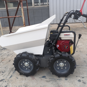 300kg लोड हो रहा है क्षमता भारी ड्यूटी Wheelbarrow Handbarrow Ducar पेट्रोल इंजन की शक्ति व्हील बैरो - Product Image 1