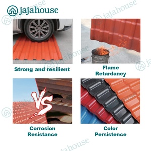 Isolation thermique Maison Plaques de toit ASA de <span class=keywords><strong>chaume</strong></span> Toiture Bardeaux isolés Tuiles en PVC - Product Image 5