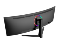 Moniteur de jeu incurvé ultra-large 5K de 44,5 pouces, 165 Hz, 32:9, HDR10, moniteur de bureau avec rétroéclairage RVB