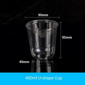 Vasos Desechables de Plástico Transparente Ecológicos de 12-16 Oz con Tapas para Bebidas Frías, Venta al Por Mayor de Fábrica, Impresión de Logotipo Personalizado - Product Image 4