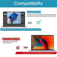 Écran de confidentialité magnétique pour MacBook Pro 16 pouces (2021-2024 M1/M2/M3/M4 Pro Max) Filtre de confidentialité amovible pour ordinateur portable Protection de l'écran