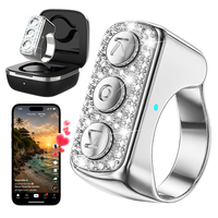 Anneau intelligent sans fil, télécommande pour selfie, déclencheur de caméra, mini, compatible avec iOS et Android pour TikTok, vidéo, vlogging