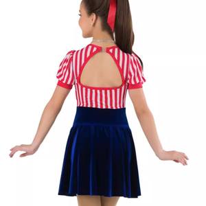 Donne adulte moderno abito da ballo latino Jazz set di body con frange a rete per Performance di pattinaggio di ginnastica - Product Image 2