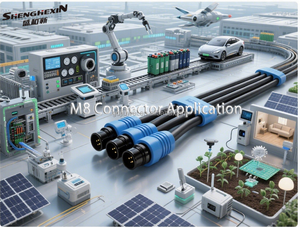 Aanpasbare M8 Waterdichte Man-Vrouw Connector 2-6 Pin Ip67 300V Voor Auto Huishoudelijke Apparaten Machine Gebruik Pvc/Pbt Behuizing - Product Image 6