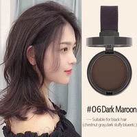 Poudre de remplissage pour la ligne des cheveux, produit d'amélioration du front, accessoire pour extensions capillaires, solution naturelle de comblement de la ligne des cheveux