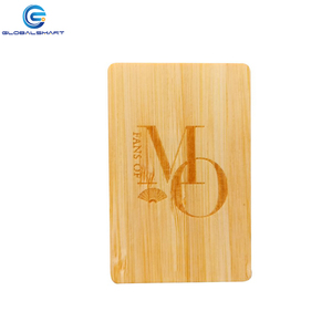 Carte RFID NFC en bois de bambou étanche pour le <span class=keywords><strong>contrôle</strong></span> d'accès aux cartes de visite de médias sociaux - Product Image 4
