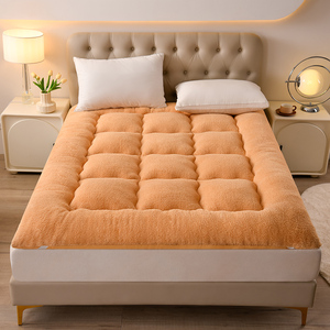 Protège-matelas pliable en coton lavé respirant, housse de matelas lavable, antibactérien, <span class=keywords><strong>imperméable</strong></span>, doux, pour la maison - Product Image 6