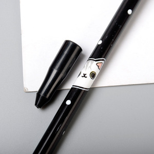 Pluma estilográfica neutra para oficina de estudiantes, 0,5mm de ancho de escritura, premio de cola de gato saltador de plástico de la tienda de papelería - Product Image 5