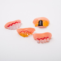 2025 dents de lapin Corgi Vampire Zombie dents drôle fausses dents poisson d'avril personne entière jouet