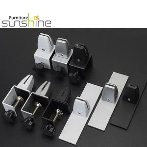 Pinces d'étagère en aluminium, support de fixation de l'écran de douche, support de panneau, panneau de séparation, Clip en verre - Product Image 5