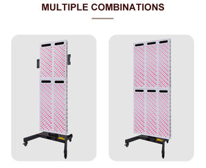 Macchina per Sauna a LED Rosso PDT da Casa con Supporto da Pavimento 1200W Lampada per Terapia a Infrarossi LED per Bellezza Terapia a Luce Rossa per Tutto il Corpo 630nm 830nm - Product Image 2