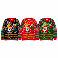 Pull en tricot intégral unisexe de qualité supérieure en viscose et polyester, motif Fair Isle, col boutonné, idéal pour les vacances d'été, pour femmes, ODM