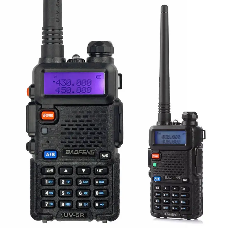 Usine vente chaude Baofeng UV-5R UV5R UV 5R 10km 8W jambon Radio talkie-walkie