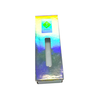 Boîte holographique anti-enfants 0,5 ml 1 ml 2 ml, emballage en papier résistant aux enfants, boîte à cartouches en papier avec bouton de verrouillage