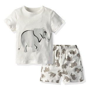 Camiseta de Algodón 100% con Estampado de Dibujos Animados Personalizada para Niñas Coreanas, Nueva Llegada 2020, con Manga Corta para Conjuntos de Ropa de Bebé Recién Nacido - Product Image 6