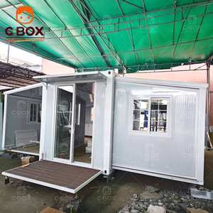 Cbox Vente en gros de maisons modulaires modernes de 20 pieds, villa pliable, chambre mobile, mini-maisons, bureau, maison préfabriquée extensible en conteneur - Product Image 2