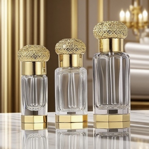 Flaconi in vetro vuoti personalizzati da 3ml, 6ml, 12ml per <span class=keywords><strong>Olio</strong></span> di Oud Arabo con tappo roll-on dorato per profumo Attar, confezionati in cartone - Product Image 2