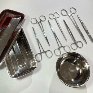 Kit de chirurgie mineure manuel de haute qualité, best-seller, en acier inoxydable, instruments chirurgicaux approuvés, petits ensembles de pansements chirurgicaux - Product Image 3