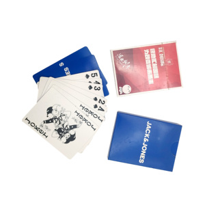 Vente en gros de cartes de poker en stock au prix d'usine Fournisseur de cartes à jouer personnalisées en PVC étanche TEXAS PJazc Kinq JACKS JONES - Product Image 5