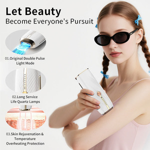 Épilateur IPL portable mini 3-en-1 Moolweel T033KW, quartz, optique IPL, sans douleur, luminothérapie, refroidissement par glace pour usage domestique - Product Image 2