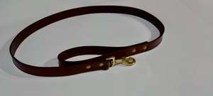 5Ft Leather <b>Dog</b> Durable Pet Walking Training <b>Lead</b> Leash <b>Rope</b> For <b>Dogs</b> - Product Image 3